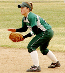 Senior second baseman Tracy Jordan hit .396 this season, while starting every game for the Zias